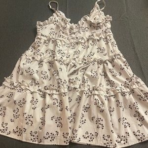 Cezele White Babydoll Dress Size Large